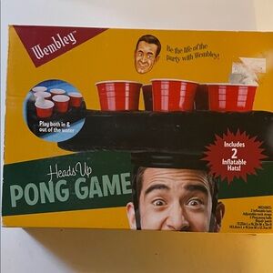 Wembley Inflatable Pong Game with Red Cups